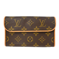Louis Vuitton Louis Vuitton Florentine Waist Bag Monogram Canvas Brown Canvas Clutche & Pouche Bag (Pre-Loved)
