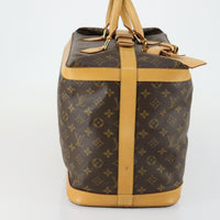 Louis Vuitton Cruiser Handbag Monogram Canvas Brown Canvas Travel Bag Bag (Pre-Loved)