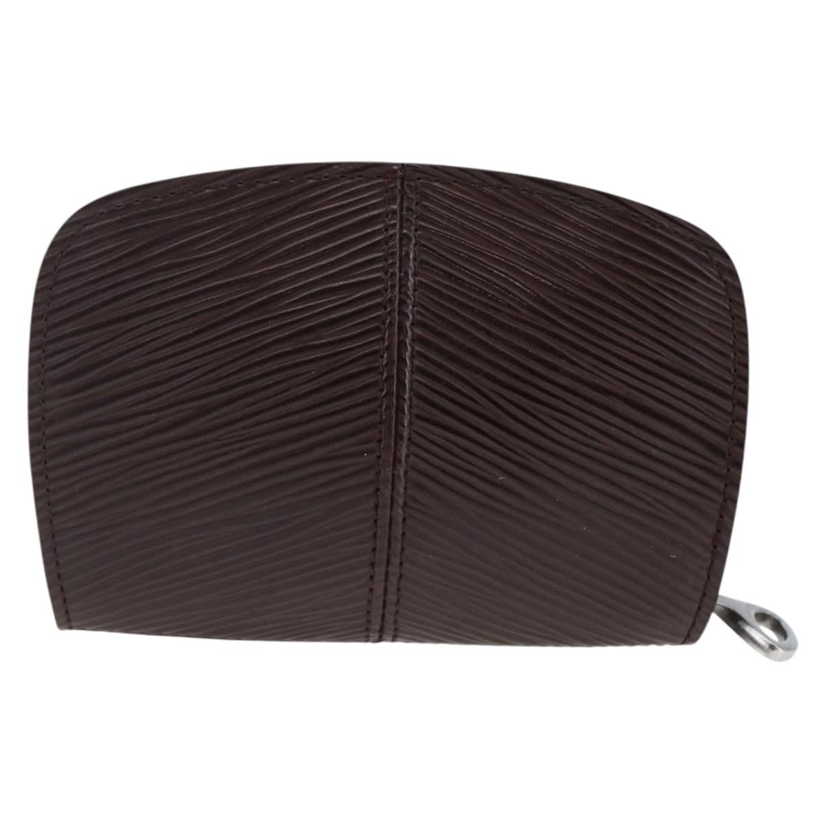 Louis Vuitton Demi Lune Coin Purse Epi Leather Brown Leather Wallets Accessory (Authentic Pre-Loved)