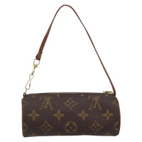 Louis Vuitton Papillon Pochette Monogram Canvas Brown Canvas Clutche & Pouche Bag (Pre-Loved)