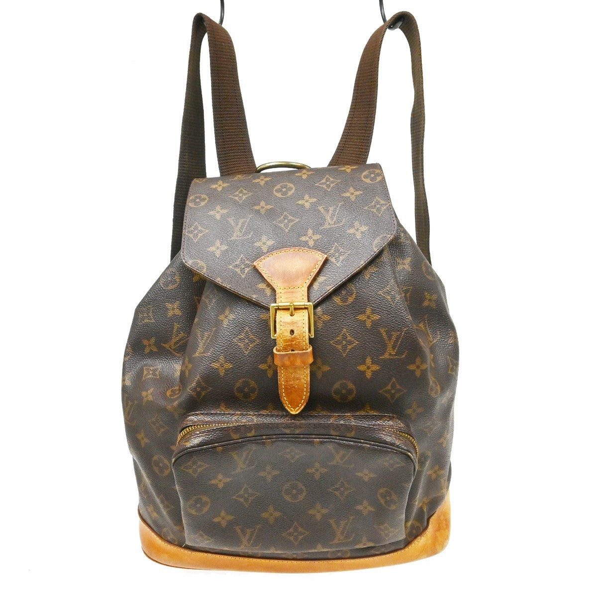 Louis Vuitton Louis Vuitton Vintage Montsouris Backpack Monogram Canvas Brown Canvas Backpack Bag (Pre-Loved)