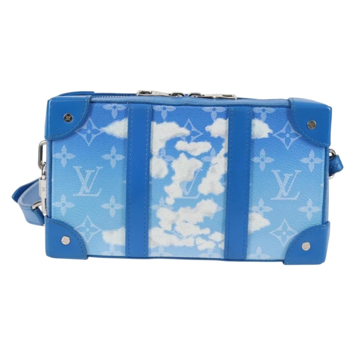 Louis Vuitton Soft Trunk Wallet Limited Edition Monogram Clouds Blue Canvas Clutche & Pouche Bag (Pre-Loved)