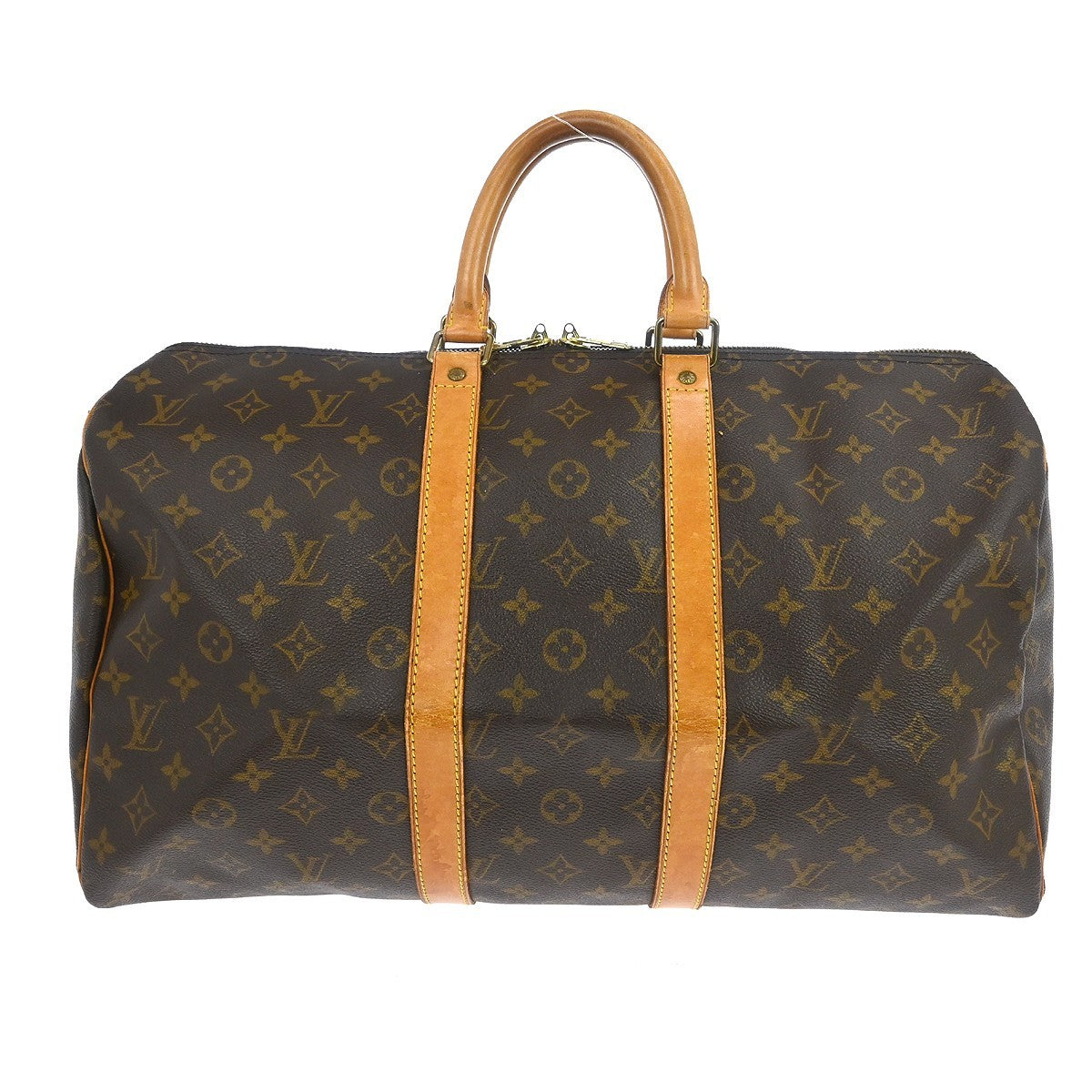 Louis Vuitton Louis Vuitton Keepall Bag Monogram Canvas Brown Canvas Travel Bag Bag (Authentic Pre-Loved)