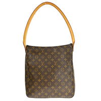 Louis Vuitton Louis Vuitton Monogram Looping Handbag Monogram Canvas Brown Canvas Shoulder Bag Bag (Pre-Loved)