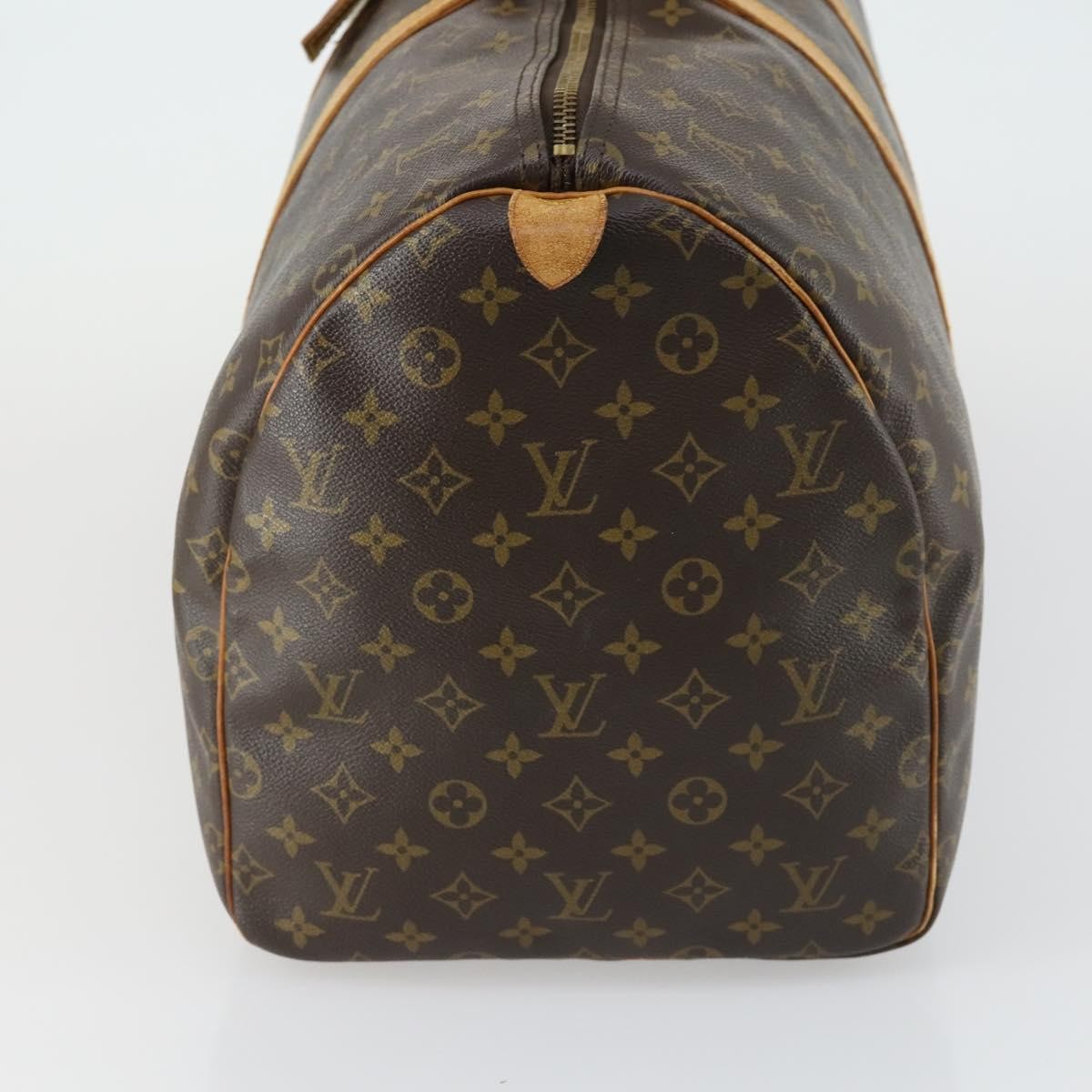 Louis Vuitton Keepall Bag Monogram Canvas Brown Canvas Travel Bag Bag (Authentic Pre-Loved)
