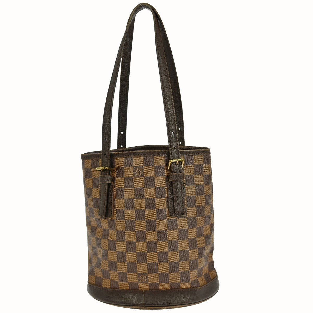 Louis Vuitton Louis Vuitton Marais Bucket Bag Damier Brown Canvas Shoulder Bag Bag (Pre-Loved)