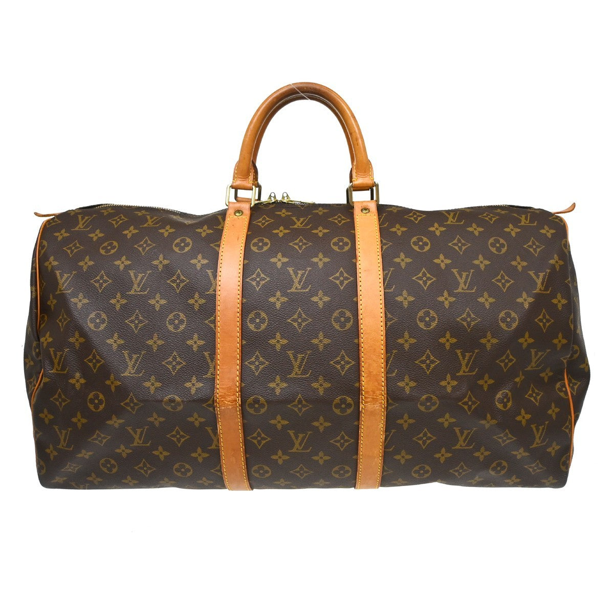 Louis Vuitton Louis Vuitton Keepall Bag Monogram Canvas Brown Canvas Travel Bag Bag (Pre-Loved)