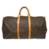 Louis Vuitton Louis Vuitton Keepall Bag Monogram Canvas Brown Canvas Travel Bag Bag (Pre-Loved)