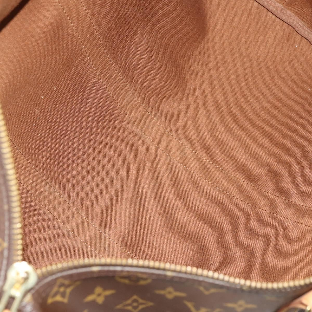 Louis Vuitton Keepall Bandouliere Bag Monogram Canvas Brown Canvas Travel Bag Bag (Authentic Pre-Loved)