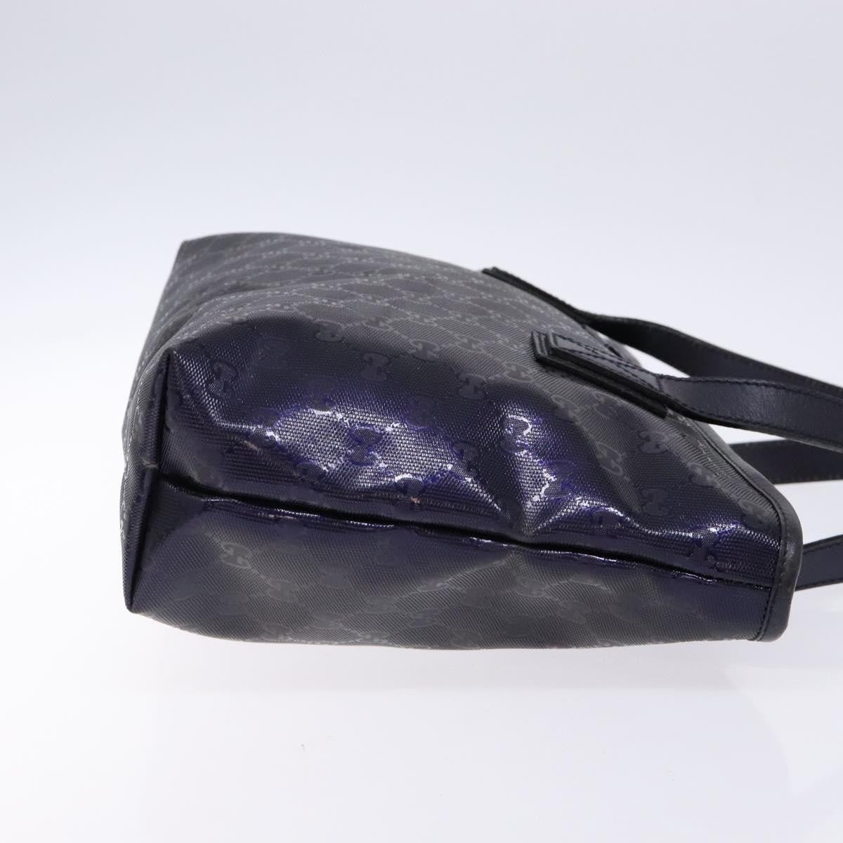 Gucci Plus Tote Gg Imprime Navy Canvas Tote Bag Bag (Pre-Loved)