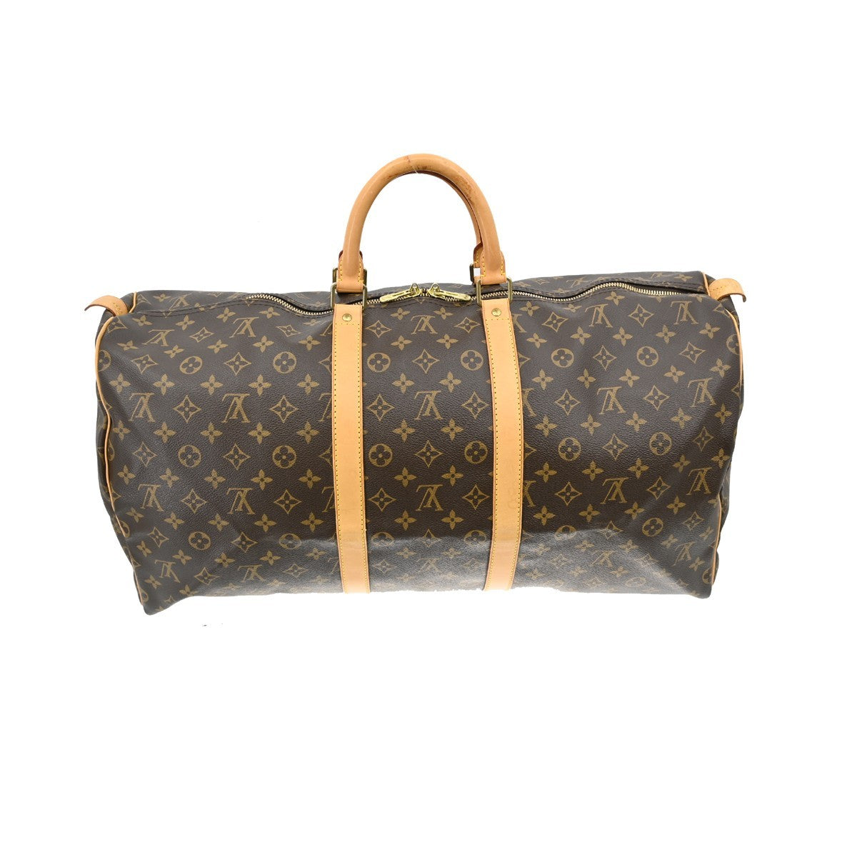 Louis Vuitton Louis Vuitton Keepall Bag Monogram Canvas Brown Canvas Travel Bag Bag (Pre-Loved)