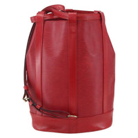 Louis Vuitton Randonnee Backpack Epi Leather Red Leather Shoulder Bag Bag (Authentic Pre-Loved)