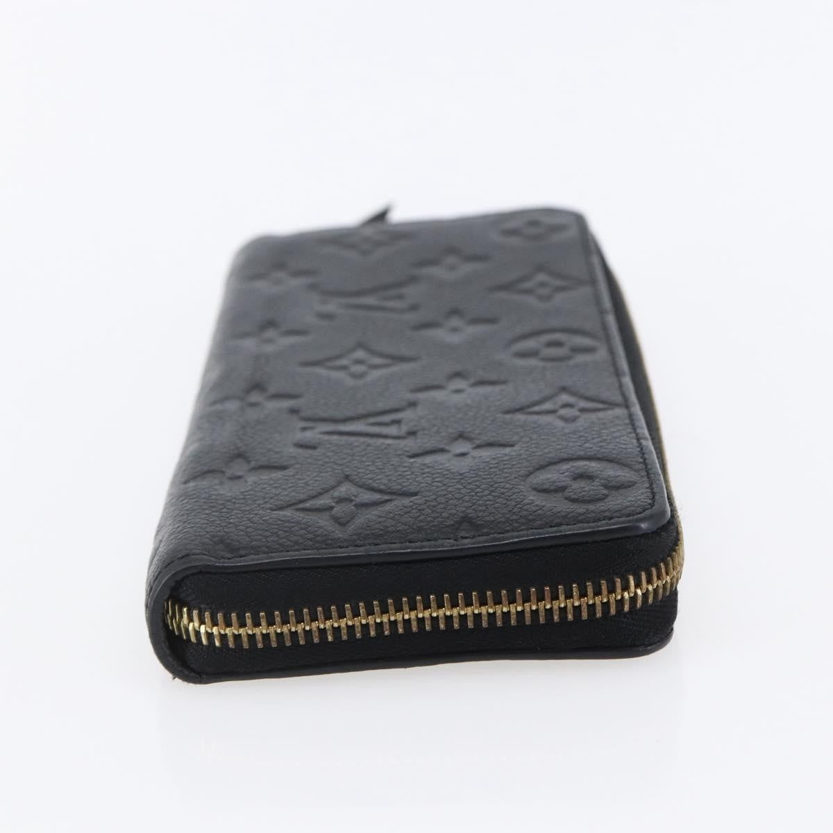 Louis Vuitton Portefeuille Zippy Monogramme Empreinte Monogramme Empreinte Black Leather Wallets Accessory (Authentic Pre-Loved)