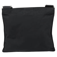 Prada Prada Front Pocket Messenger Bag Tessuto Black Nylon Shoulder Bag Bag (Pre-Loved)