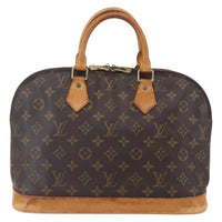Louis Vuitton Vintage Alma Handbag Monogram Canvas Brown Canvas Handbag (Authentic Pre-Loved)