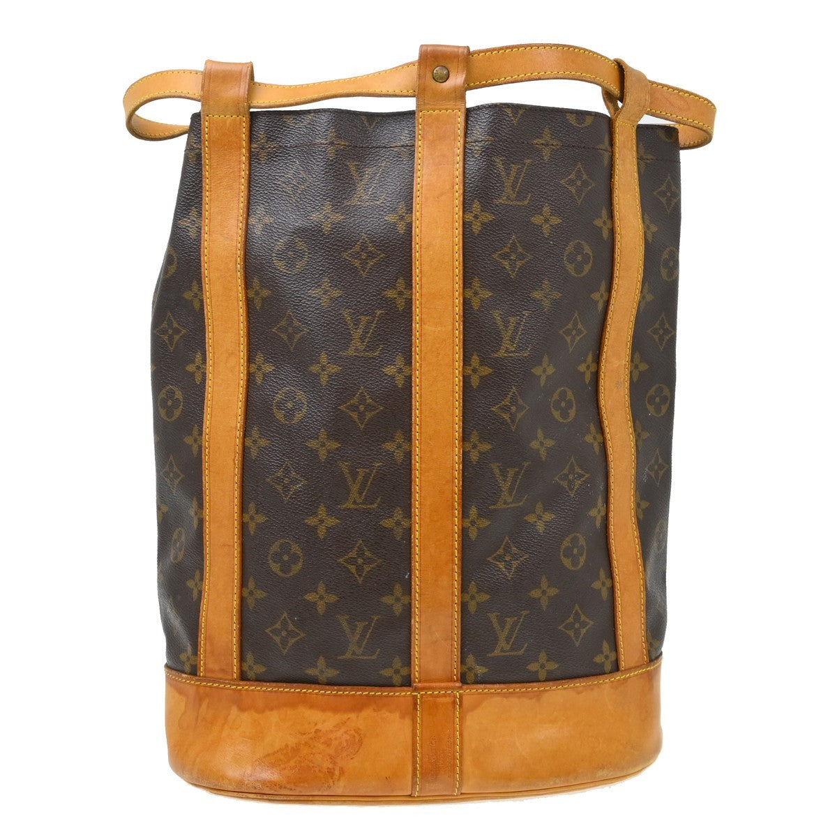 Louis Vuitton Randonnee Backpack Monogram Canvas Brown Canvas Backpack Bag (Authentic Pre-Loved)