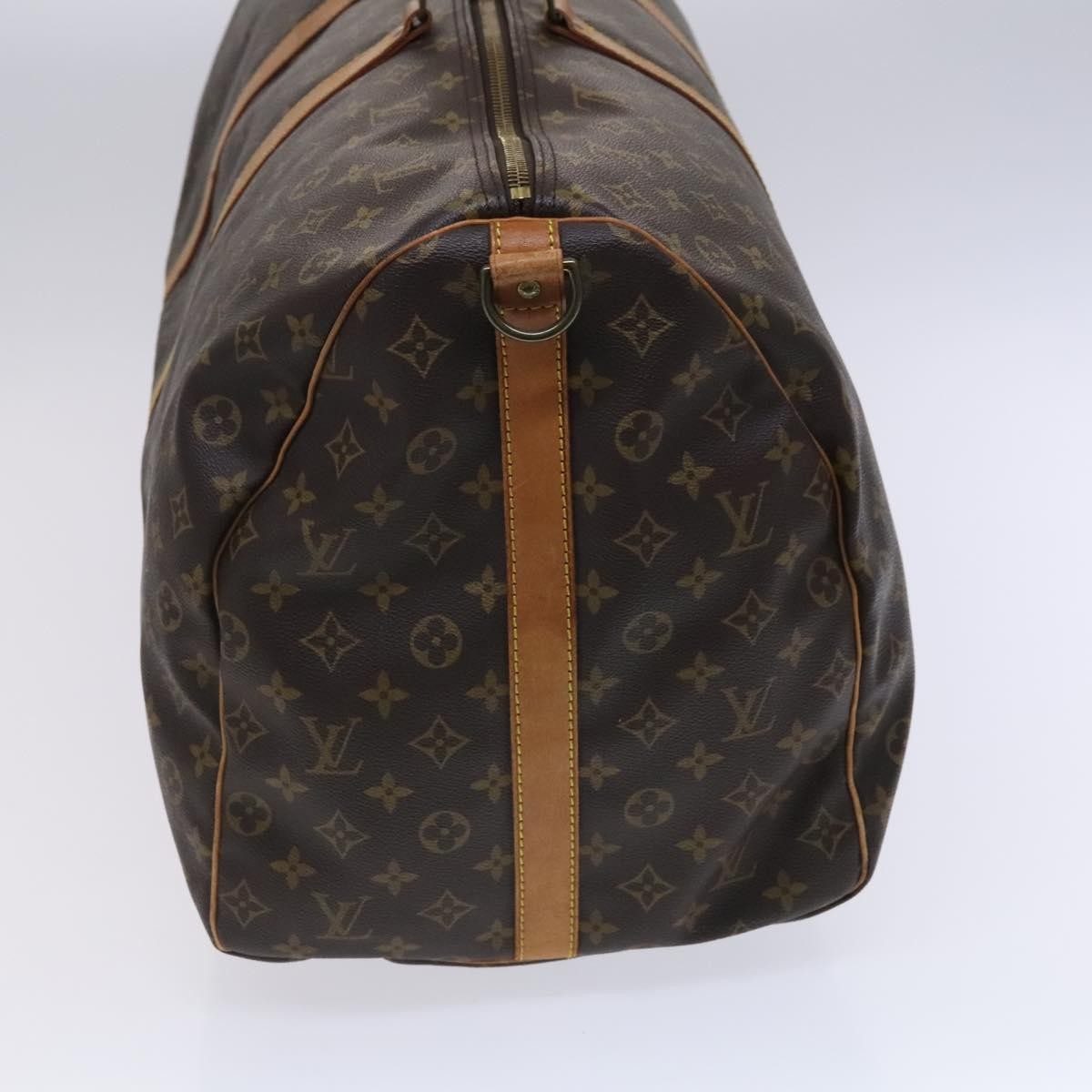 Louis Vuitton Keepall Bandouliere Bag Monogram Canvas Brown Canvas Travel Bag Bag (Authentic Pre-Loved)