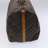 Louis Vuitton Keepall Bandouliere Bag Monogram Canvas Brown Canvas Travel Bag Bag (Authentic Pre-Loved)