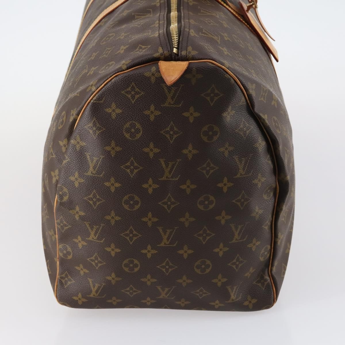 Louis Vuitton Keepall Bag Monogram Canvas Brown Canvas Travel Bag Bag (Authentic Pre-Loved)