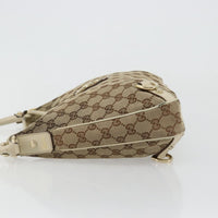 Gucci Abbey Shoulder Bag Gg Canvas Beige Canvas Shoulder Bag Bag (Pre-Loved)
