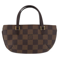 Louis Vuitton Manosque Pochette Damier Brown Canvas Clutche & Pouche Bag (Authentic Pre-Loved)