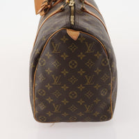 Louis Vuitton Keepall Bag Monogram Canvas Brown Canvas Travel Bag Bag (Authentic Pre-Loved)