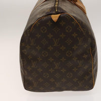 Louis Vuitton Keepall Bag Monogram Canvas Brown Canvas Travel Bag Bag (Authentic Pre-Loved)