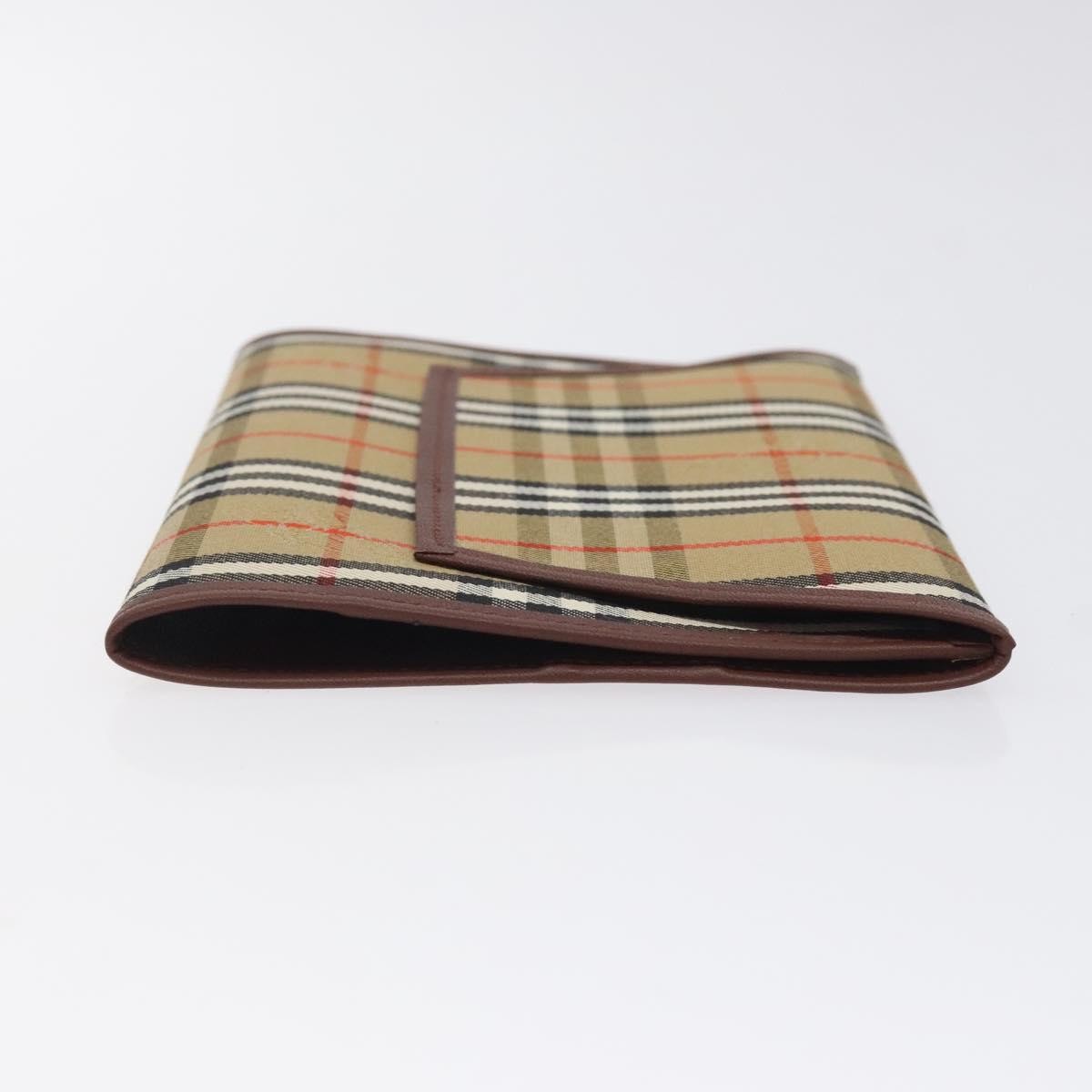 Burberry Nova Check Pochette Canvas Beige Canvas Clutche & Pouche Bag (Authentic Pre-Loved)
