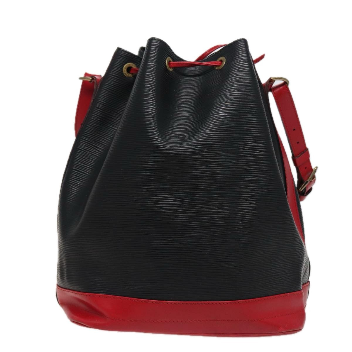 Louis Vuitton Bicolor Noe Handbag Epi Leather Black Leather Shoulder Bag Bag (Authentic Pre-Loved)