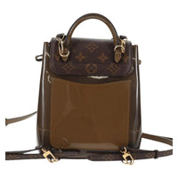 Louis Vuitton Hot Springs Backpack Vernis With Monogram Canvas Khaki Canvas Backpack Bag (Authentic Pre-Loved)