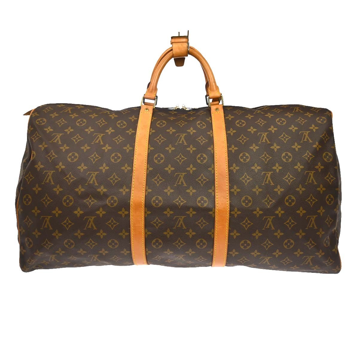 Louis Vuitton Louis Vuitton Keepall Bag Monogram Canvas Brown Canvas Travel Bag Bag (Pre-Loved)