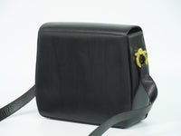 Salvatore Ferragamo Gancini Shoulder Bag Leather Black Leather Shoulder Bag Bag (Authentic Pre-Loved)