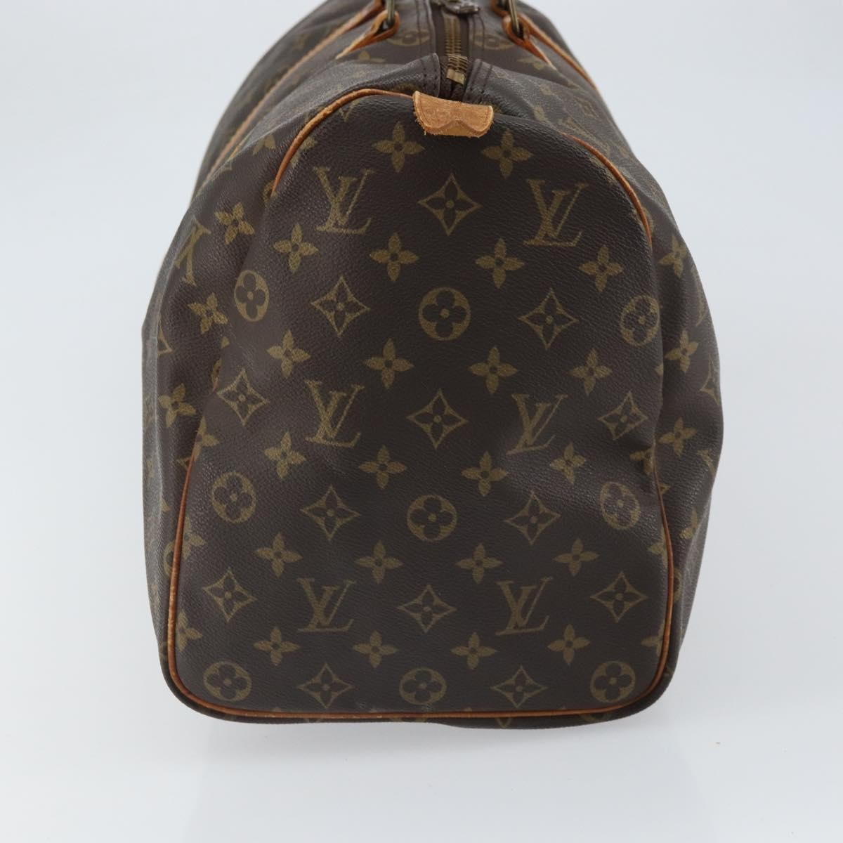 Louis Vuitton Keepall Bag Monogram Canvas Brown Canvas Travel Bag Bag (Authentic Pre-Loved)