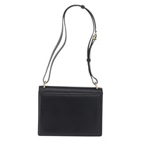 Salvatore Ferragamo Gancini Shoulder Bag Leather Navy Leather Shoulder Bag Bag (Authentic Pre-Loved)