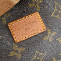 Louis Vuitton Saumur Handbag Monogram Canvas Brown Canvas Shoulder Bag Bag (Authentic Pre-Loved)
