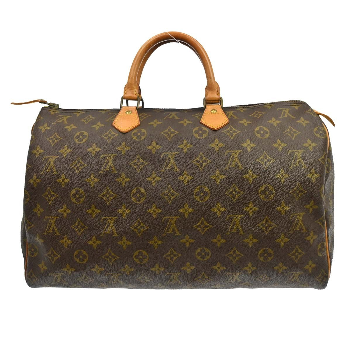 Louis Vuitton Louis Vuitton Speedy Handbag Monogram Canvas Brown Canvas Handbag (Authentic Pre-Loved)