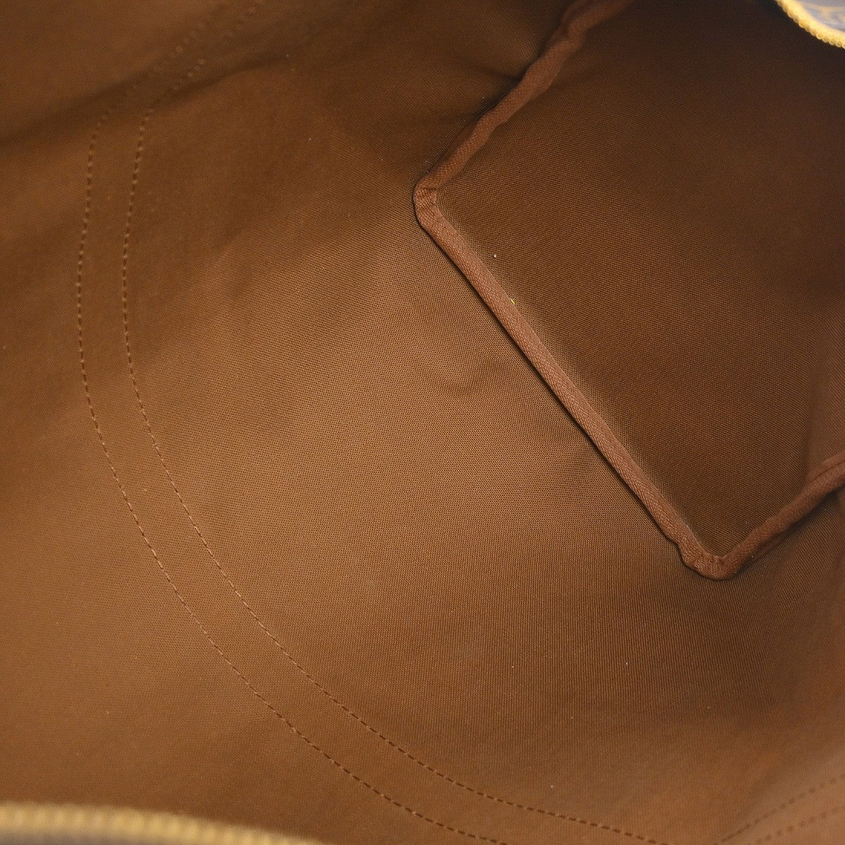 Louis Vuitton Keepall Bag Monogram Canvas Brown Canvas Travel Bag Bag (Authentic Pre-Loved)