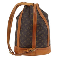Louis Vuitton Randonnee Backpack Monogram Canvas Brown Canvas Shoulder Bag Bag (Pre-Loved)
