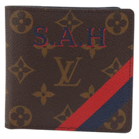 Louis Vuitton Marco Wallet Nm Monogram Canvas Brown Canvas Wallets Accessory (Authentic Pre-Loved)