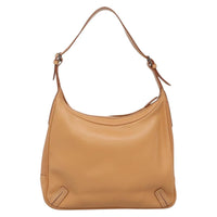 Burberry Shoulder Bag Leather Beige Leather Shoulder Bag Bag (Authentic Pre-Loved)