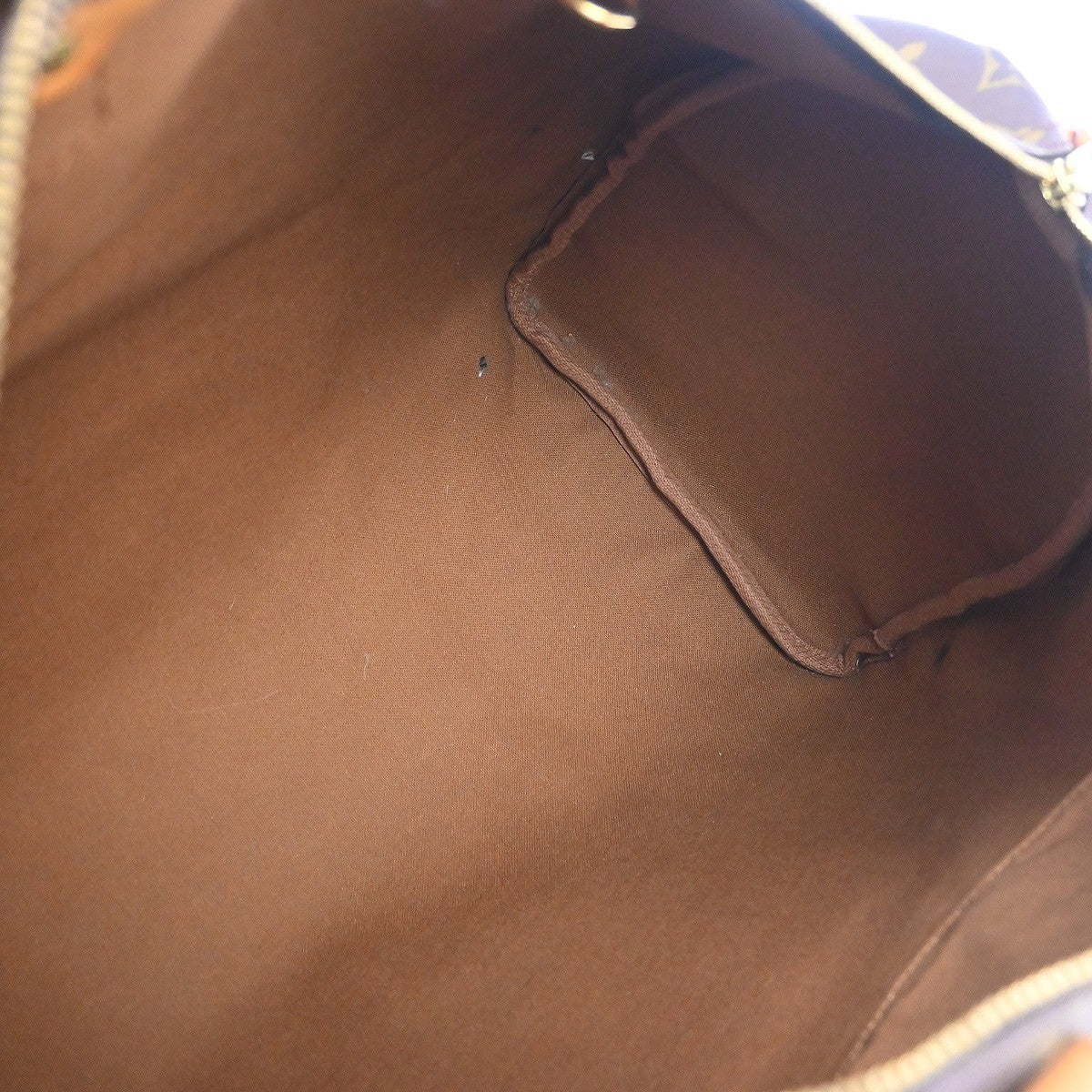 Louis Vuitton Speedy Handbag Monogram Canvas Brown Canvas Handbag (Pre-Loved)