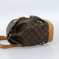 Louis Vuitton Vintage Montsouris Backpack Monogram Canvas Brown Canvas Backpack Bag (Authentic Pre-Loved)