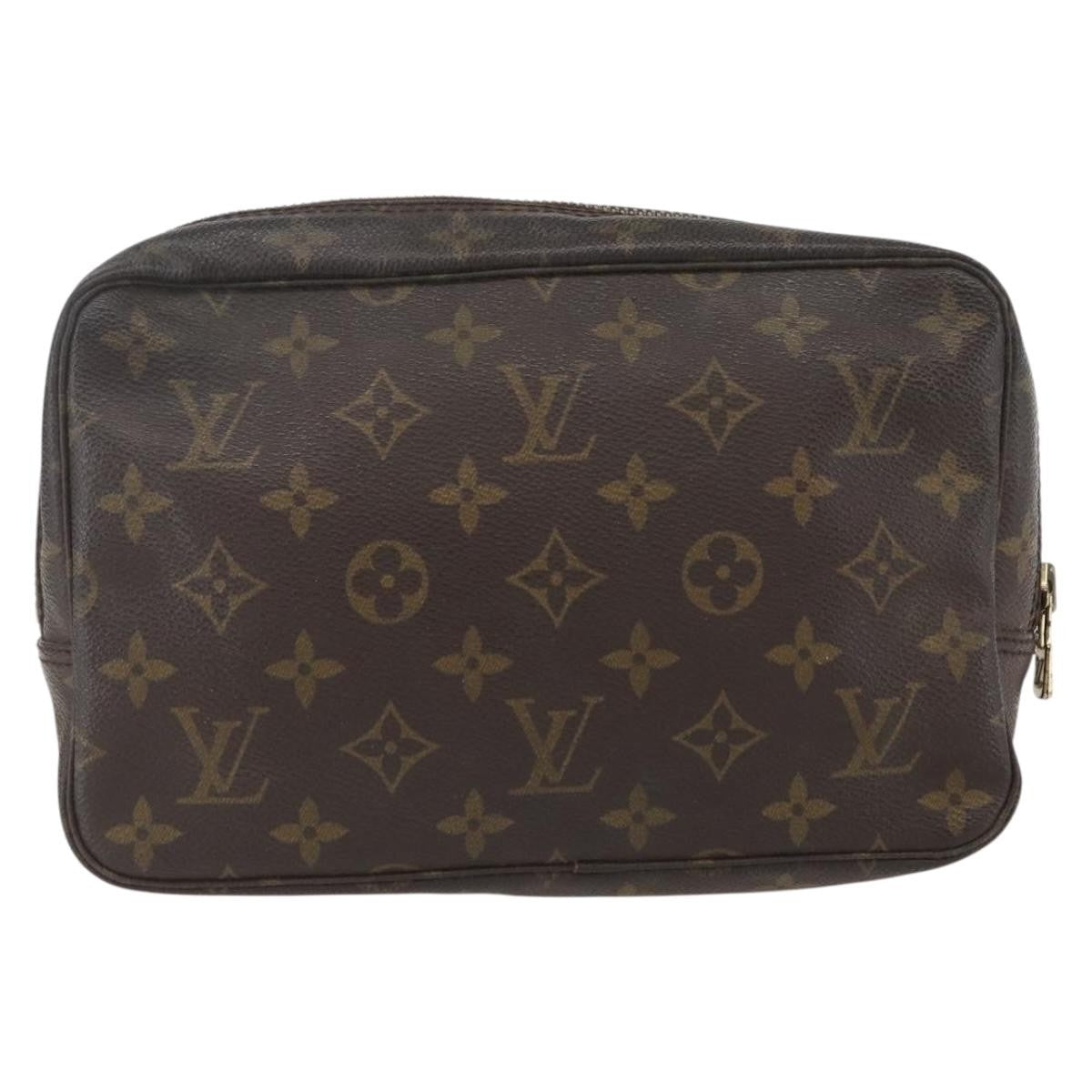 Louis Vuitton Trousse Toilette Monogram Canvas Brown Canvas Clutche & Pouche Bag (Authentic Pre-Loved)