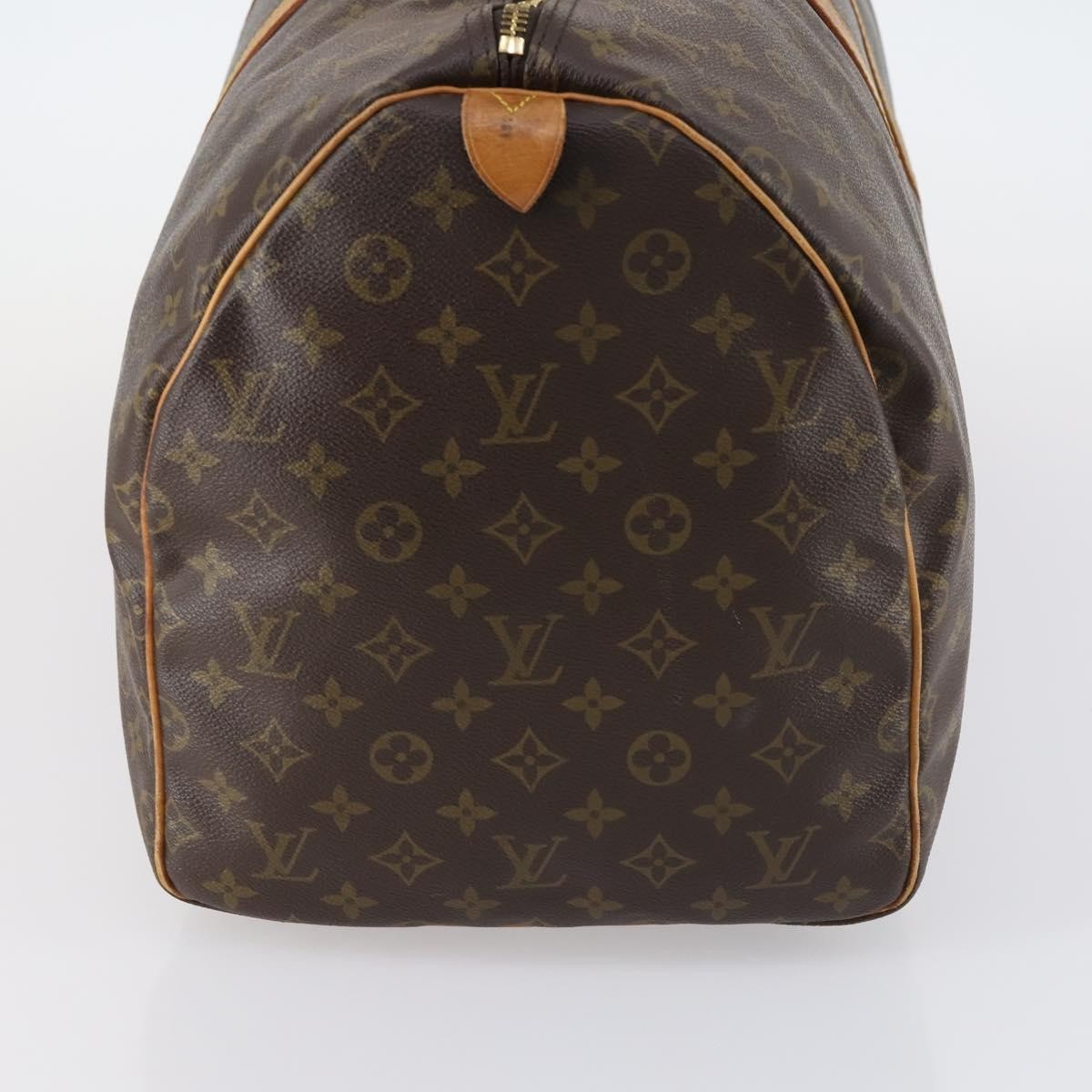 Louis Vuitton Keepall Bag Monogram Canvas Brown Canvas Travel Bag Bag (Authentic Pre-Loved)