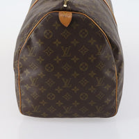 Louis Vuitton Keepall Bag Monogram Canvas Brown Canvas Travel Bag Bag (Authentic Pre-Loved)