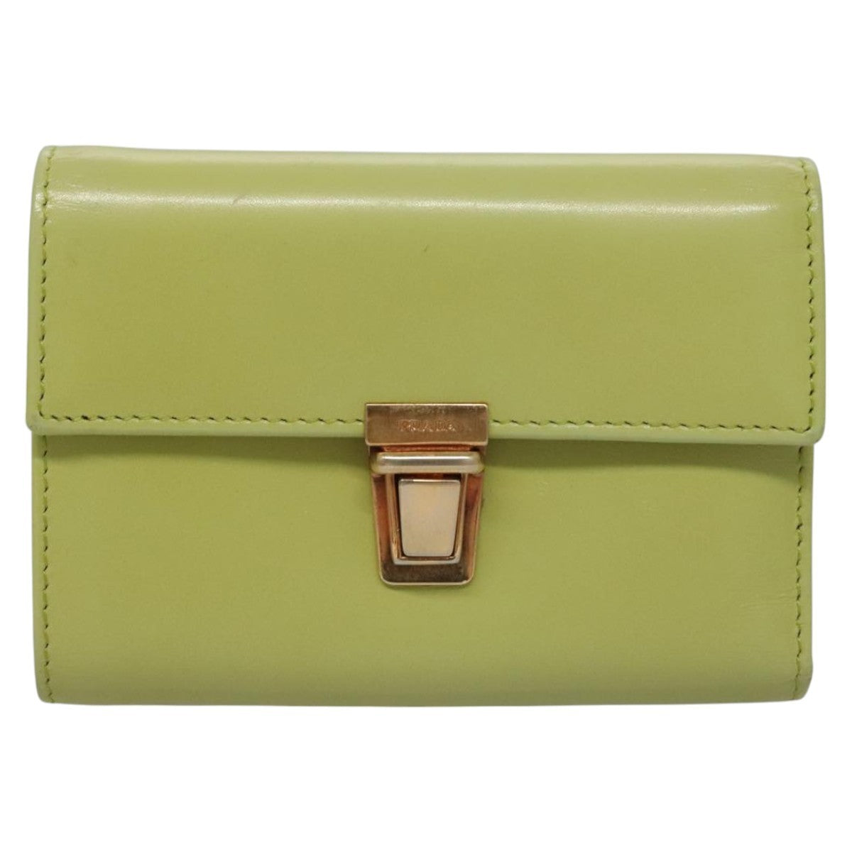 Prada Prada Wallet Green Leather Wallets Accessory (Authentic Pre-Loved)