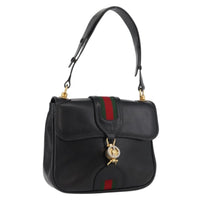 Gucci Sherry Line Shoulder Bag Leather Multicolour Leather Handbag (Authentic Pre-Loved)