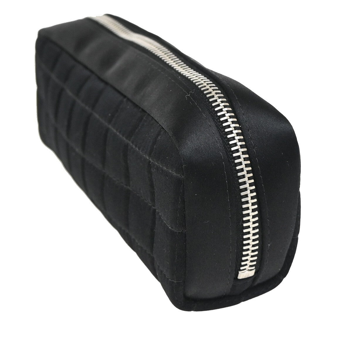 Chanel Chocolate Bar Clutch Nylon Black Nylon Clutche & Pouche Bag (Authentic Pre-Loved)