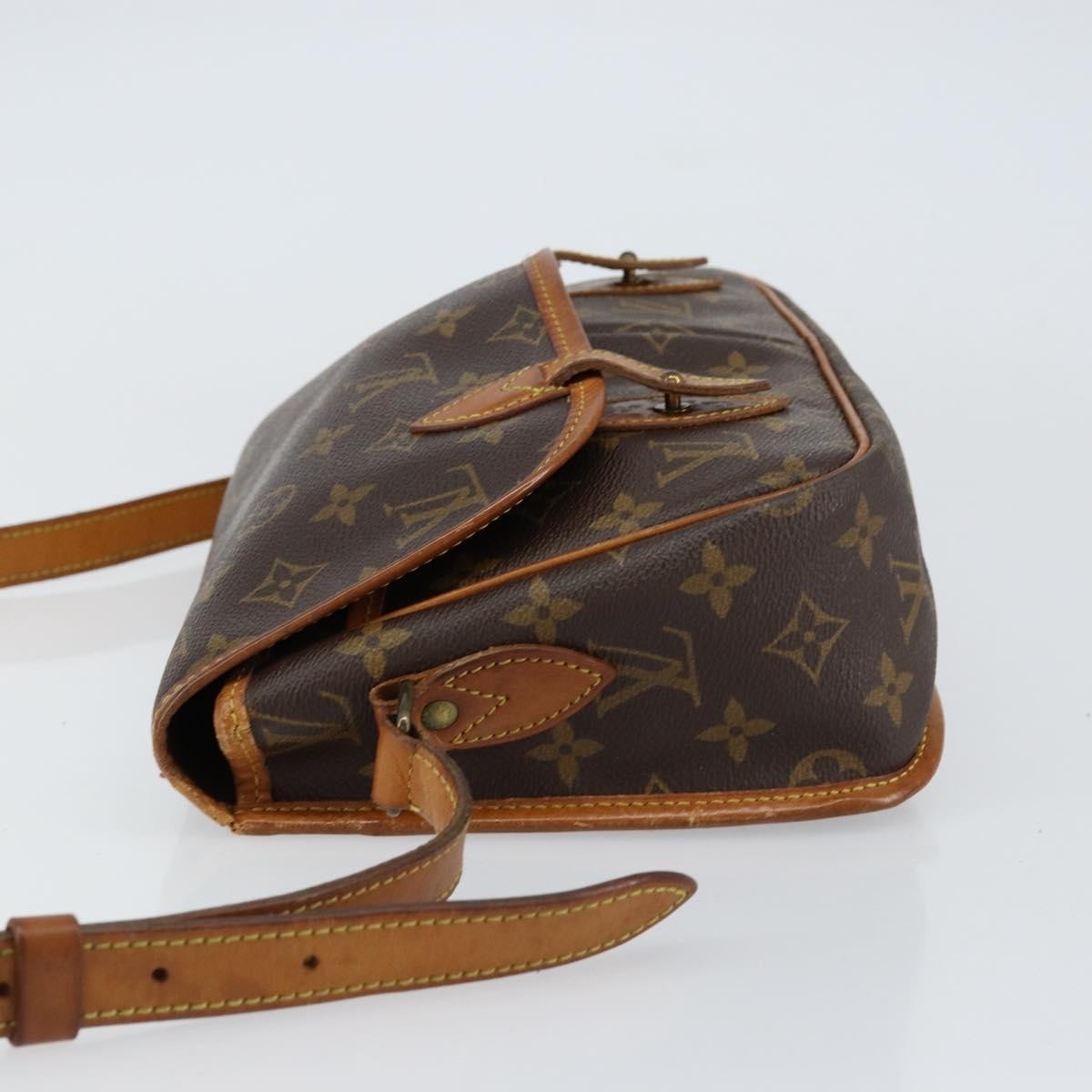 Louis Vuitton Sac Gibeciere Messenger Bag Monogram Canvas Brown Canvas Shoulder Bag Bag (Authentic Pre-Loved)