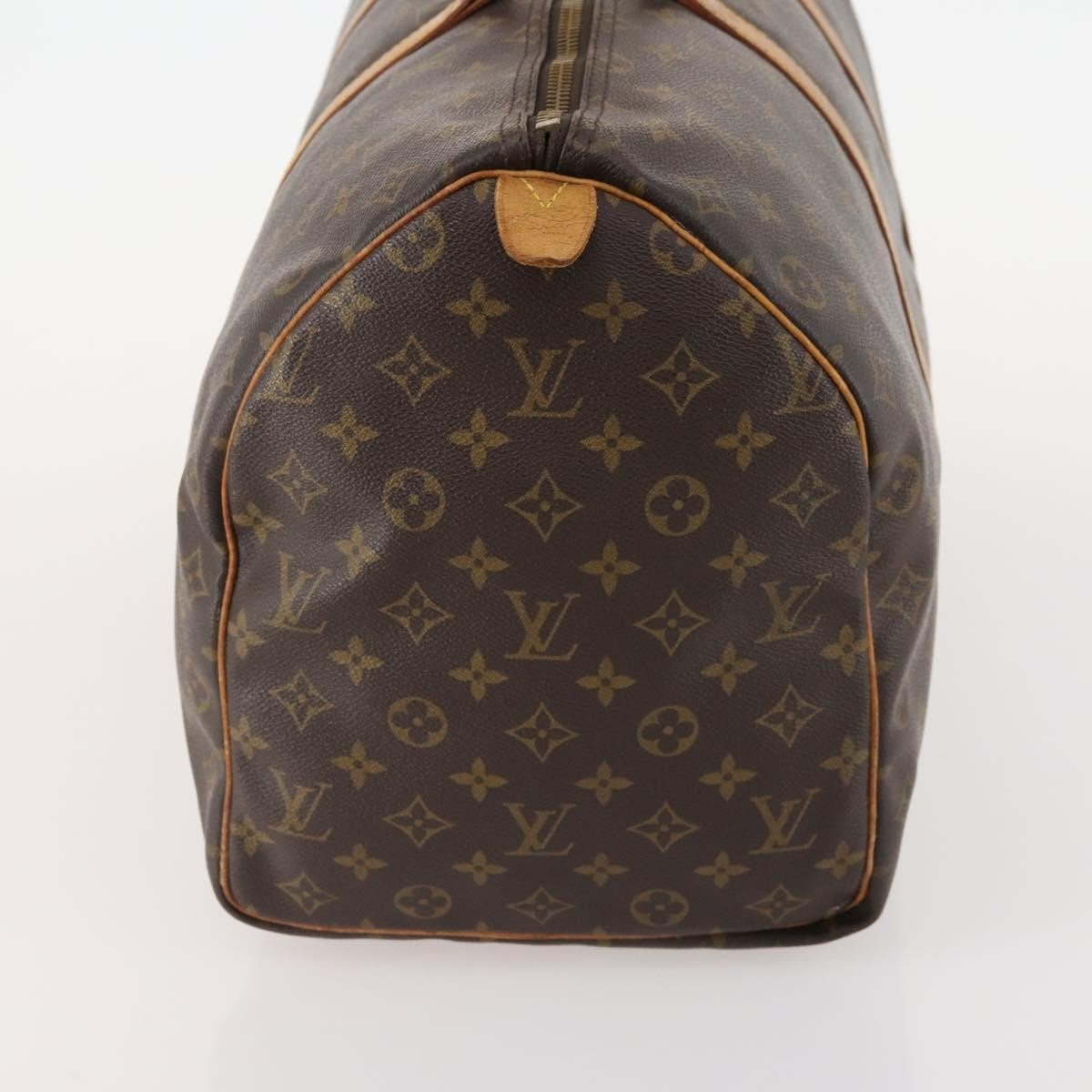 Louis Vuitton Keepall Bag Monogram Canvas Brown Canvas Travel Bag Bag (Pre-Loved)